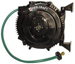 Reelcraft - 50' Spring Retractable Hose Reel - 125 psi, Hose Included - Top Tool & Supply