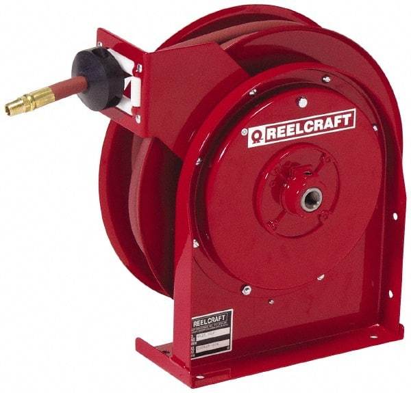 Reelcraft - 50' Spring Retractable Hose Reel - 300 psi, Hose Included - Top Tool & Supply