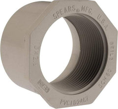 Value Collection - 3 x 2-1/2" PVC Plastic Pipe Bushing - Schedule 40, Spig x FIPT End Connections - Top Tool & Supply