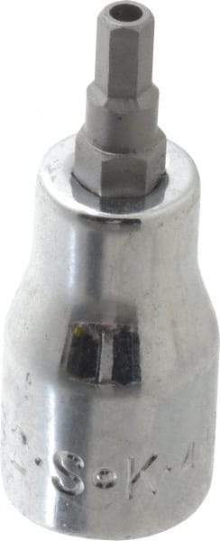 SK - 3/8" Drive, 5/32" Hex Bit Socket - 1-11/16" OAL, Tamper Resistant - Top Tool & Supply