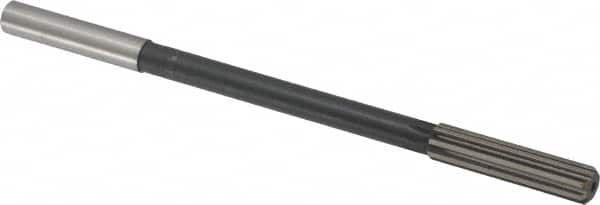 Interstate - 0.473" High Speed Steel 8 Flute Chucking Reamer - Top Tool & Supply