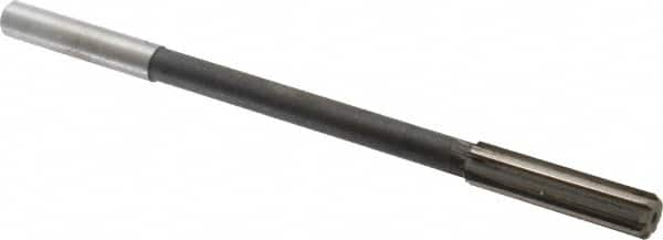 Interstate - 0.505" High Speed Steel 8 Flute Chucking Reamer - Top Tool & Supply