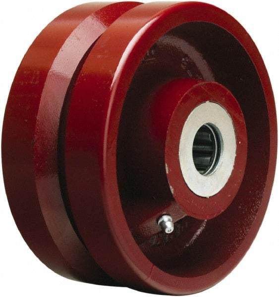 Hamilton - 6 Inch Diameter x 2-3/4 Inch Wide, Cast Iron Caster Wheel - 2,500 Lb. Capacity, 3-1/4 Inch Hub Length, 1-15/16 Inch Axle Diameter, Plain Bore Bearing - Top Tool & Supply