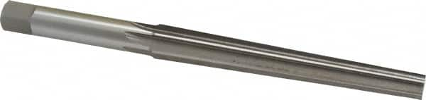 Interstate - 0.35" Small End, 0.45" Large End, 7/16" Shank, 3-11/16" Flute, Brown and Sharpe Taper Reamer #4 - Top Tool & Supply