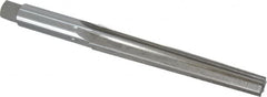 Interstate - 0.45" Small End, 0.617" Large End, 9/16" Shank, 4" Flute, Brown and Sharpe Taper Reamer #5 - Top Tool & Supply