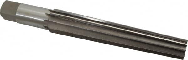 Interstate - 1.045" Small End, 1.34" Large End, 1-1/8" Shank, 6-7/8" Flute, Brown and Sharpe Taper Reamer #10 - Top Tool & Supply