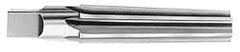 Interstate - 2.112" Small End, 2.555" Large End, 2" Tapered Shank, 8-1/2" Flute, 6MT Morse Taper Reamer - Top Tool & Supply