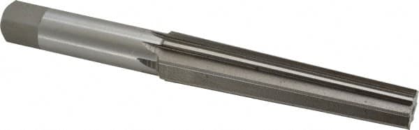 Interstate - 0.5696" Small End, 0.7444" Large End, 5/8" Straight Shank, 3-1/2" Flute, 2MT Morse Taper Reamer - Top Tool & Supply