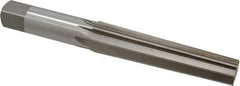 Interstate - 0.7748" Small End, 0.9881" Large End, 7/8" Straight Shank, 4-1/4" Flute, 3MT Morse Taper Reamer - Top Tool & Supply