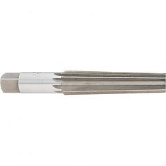 Interstate - 1.0167" Small End, 1.2893" Large End, 1-1/4" Straight Shank, 5-1/4" Flute, 4MT Morse Taper Reamer - Top Tool & Supply