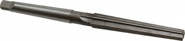 Interstate - 0.3674" Small End, 0.517" Large End, 7/16" Tapered Shank, 3" Flute, 1MT Morse Taper Reamer - Top Tool & Supply