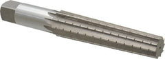 Interstate - 1.0167" Small End, 1.2893" Large End, 1-1/4" Straight Shank, 5-1/4" Flute, 4MT Morse Taper Reamer - Top Tool & Supply