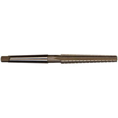 Interstate - 0.3674" Small End, 0.517" Large End, 7/16" Tapered Shank, 3" Flute, 1MT Morse Taper Reamer - Top Tool & Supply