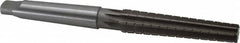 Interstate - 0.5696" Small End, 0.7441" Large End, 5/8" Tapered Shank, 3-1/2" Flute, 2MT Morse Taper Reamer - Top Tool & Supply