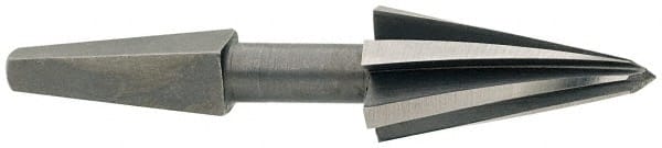 Alvord Polk - 2-17/64" Diam, 1/4" Small End Diam, Brace Shank, 3-7/8" Flute, Repairman's Reamer - Top Tool & Supply