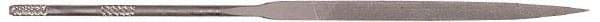 Grobet - 4" Needle Precision Swiss Pattern Knife File - Round Handle - Top Tool & Supply