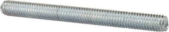 Value Collection - 3/8-16 4" OAL Fully Threaded Stud - Carbon Steel, Zinc-Plated Finish - Top Tool & Supply