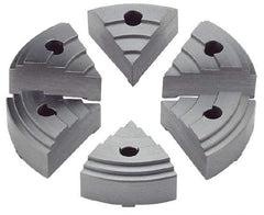 Value Collection - 2.16" Chuck Capacity, JF Attachment, Round Soft Lathe Chuck Jaw - 6 Jaws, Steel - Top Tool & Supply