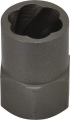 Irwin Hanson - 3/8" Drive Reverse Spiral Flute Hex Bolt Remover - 1/2" Hex, 2" OAL - Top Tool & Supply