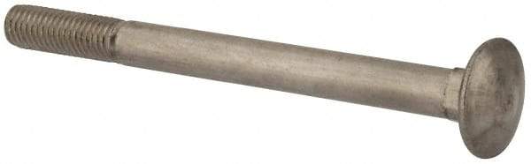 Value Collection - M10x1.5 120mm Length Under Head, Standard Square Neck, Carriage Bolt - Austenitic Grade A2 Stainless Steel, - Top Tool & Supply