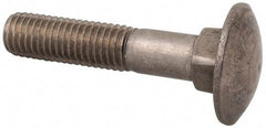 Value Collection - M12x1.75 60mm Length Under Head, Standard Square Neck, Carriage Bolt - Austenitic Grade A2 Stainless Steel, - Top Tool & Supply