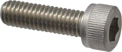 Value Collection - M4x0.70 Metric Coarse Hex Socket Drive, Socket Cap Screw - Grade 316 & Austenitic A4 Stainless Steel, Uncoated, Fully Threaded, 8mm Length Under Head - Top Tool & Supply