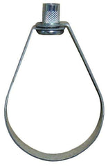 Empire - 3-1/2" Pipe, 1/2" Rod, Carbon Steel Emlok Swivel Ring Hanger - Pre-Galvanized, 600 Lb Capacity - Top Tool & Supply