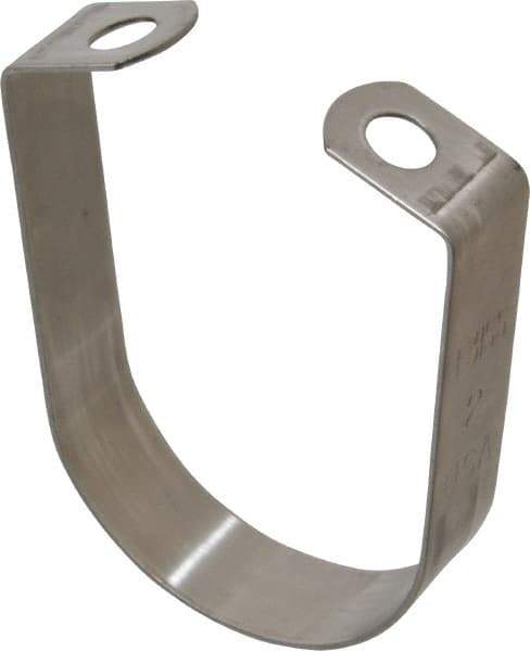 Empire - 2" Pipe, 3/8" Rod, Grade 304 Stainless Steel Adjustable Band Hanger - Top Tool & Supply