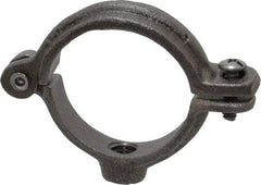 Empire - 1-1/4" Pipe, 3/8" Rod, Malleable Iron Split Ring Hanger - Black, 180 Lb Capacity - Top Tool & Supply