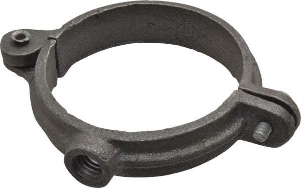 Empire - 2" Pipe, 3/8" Rod, Malleable Iron Split Ring Hanger - Black, 180 Lb Capacity - Top Tool & Supply