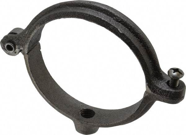 Empire - 3" Pipe, 1/2" Rod, Malleable Iron Split Ring Hanger - Black, 300 Lb Capacity - Top Tool & Supply