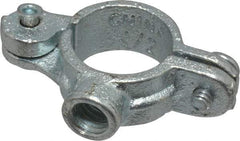 Empire - 1/2" Pipe, 3/8" Rod, Malleable Iron Split Ring Hanger - Electro Galvanized, 180 Lb Capacity - Top Tool & Supply