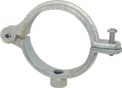 Empire - 2-1/2" Pipe, 1/2" Rod, Malleable Iron Split Ring Hanger - Electro Galvanized, 300 Lb Capacity - Top Tool & Supply