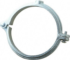 Empire - 4" Pipe, 1/2" Rod, Malleable Iron Split Ring Hanger - Electro Galvanized - Top Tool & Supply