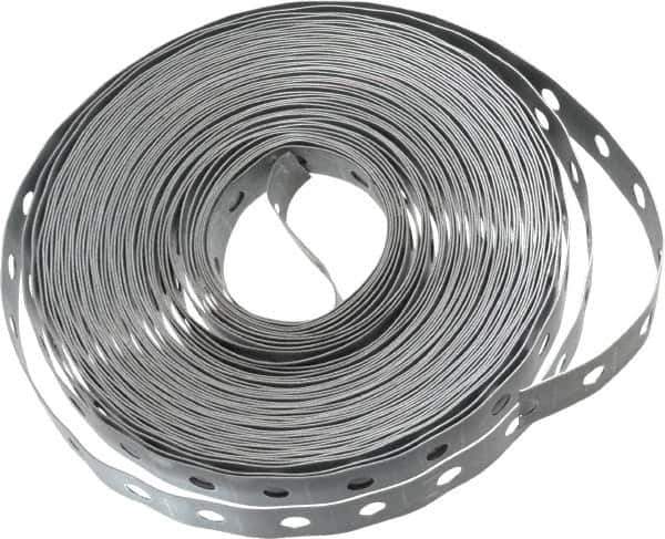 Empire - 50' x 3/4" Pre-Galvanized Carbon Steel Hanger Strapping - 22 Gauge - Top Tool & Supply