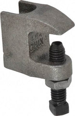 Empire - 3/4" Max Flange Thickness, 1/2" Rod Top Beam Clamp - 470 Lb Capacity, Ductile Iron - Top Tool & Supply