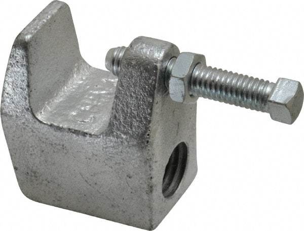 Empire - 3/4" Max Flange Thickness, 3/4" Rod Top Beam Clamp - 700 Lb Capacity, Ductile Iron - Top Tool & Supply