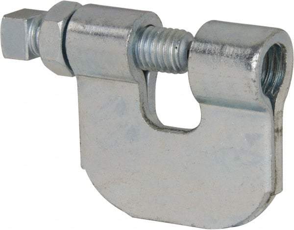 Empire - 3/4" Max Flange Thickness, 5/8" Rod C-Clamp with Locknut - 550 Lb Capacity, Carbon Steel - Top Tool & Supply