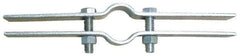 Empire - 2-1/2" Pipe, Electro Galvanized Riser Clamp - 400 Lb Capacity, Carbon Steel - Top Tool & Supply