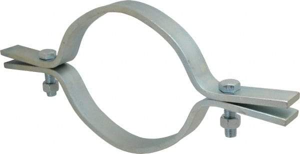 Empire - 8" Pipe, Electro Galvanized Riser Clamp - 2,500 Lb Capacity, Carbon Steel - Top Tool & Supply