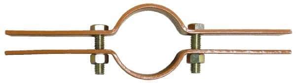 Empire - 4" Pipe, Copper Plated Riser Clamp - 750 Lb Capacity, Carbon Steel - Top Tool & Supply