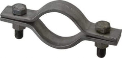 Empire - 2" Pipe, Standard Pipe Clamp - Black, 1,040 Lb Capacity, Carbon Steel - Top Tool & Supply