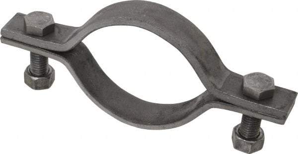 Empire - 3" Pipe, Standard Pipe Clamp - Black, 1,040 Lb Capacity, Carbon Steel - Top Tool & Supply