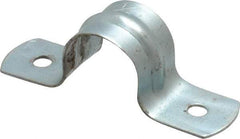 Empire - 1/2 Pipe, Carbon Steel, Galvanized Pipe, Conduit or Tube Strap - 2 Mounting Holes - Top Tool & Supply