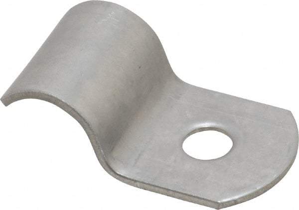 Empire - 1/4" Pipe, Grade 304 Stainless Steel," Pipe or Conduit Strap - 1 Mounting Hole - Top Tool & Supply