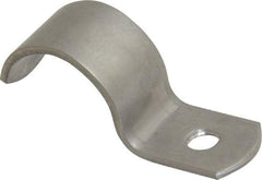 Empire - 3/4" Pipe, Grade 304 Stainless Steel," Pipe or Conduit Strap - 1 Mounting Hole - Top Tool & Supply