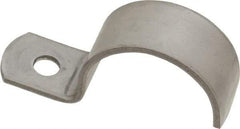 Empire - 1" Pipe, Grade 304 Stainless Steel," Pipe or Conduit Strap - 1 Mounting Hole - Top Tool & Supply