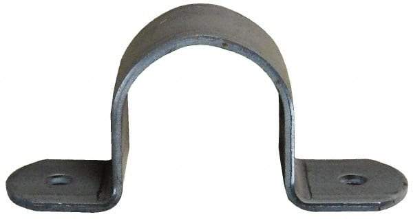 Empire - 2-1/2 Pipe, Carbon Steel, Pipe or Tube Strap - 4 Mounting Holes - Top Tool & Supply