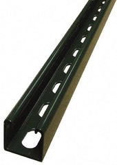 Empire - 10' Long x 1-5/8" Wide x 1-5/8" High, 14 Gauge, Carbon Steel, Punched Framing Channel & Strut - Green Painted - Top Tool & Supply