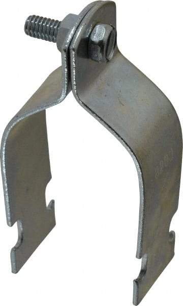 Empire - 2" Pipe," Pipe Clamp - Electro Galvanized - Top Tool & Supply